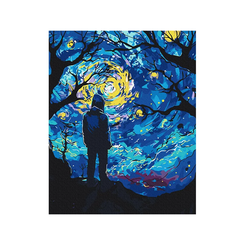 Set pictură pe numere, pe pânză întinsă 40x50 cm - Inspirație