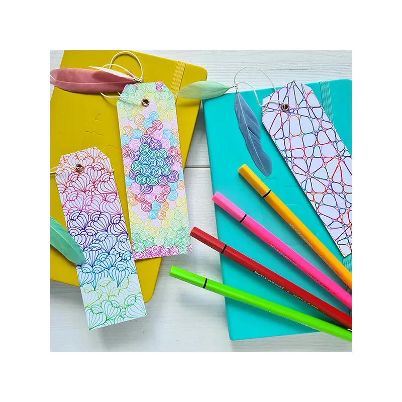 Bruynzeel Fineliner set pâslă cu ac - set de 6, culori neon