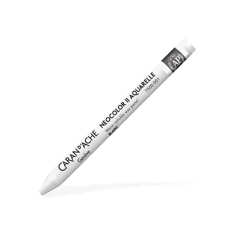 Cretă acuarelă Caran d'Ache Neocolor II - 001, white