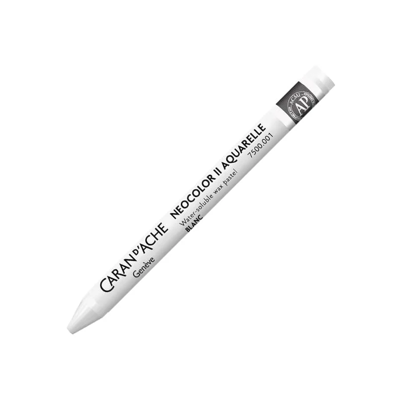 Cretă acuarelă Caran d'Ache Neocolor II - 001, white