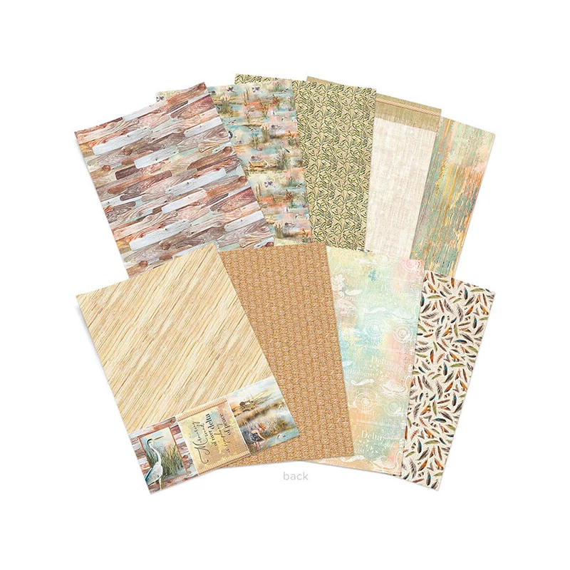 Set de hârtie scrapbook  Ciao Bella, A4, 9 coli - Delta Creative Pad