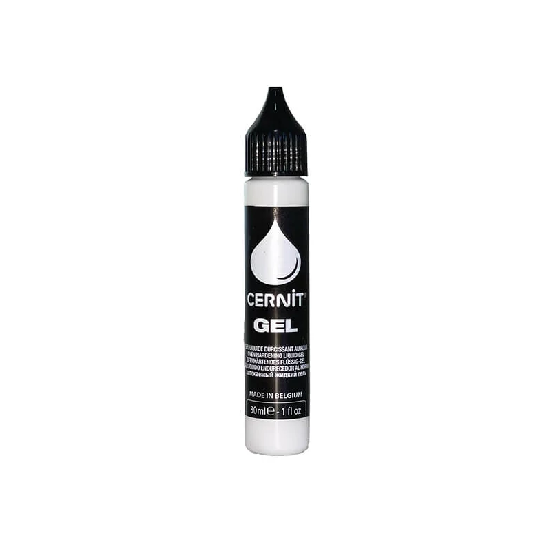 Gel Cernit, Plastilină lichidă lichida, 30 ml - alb