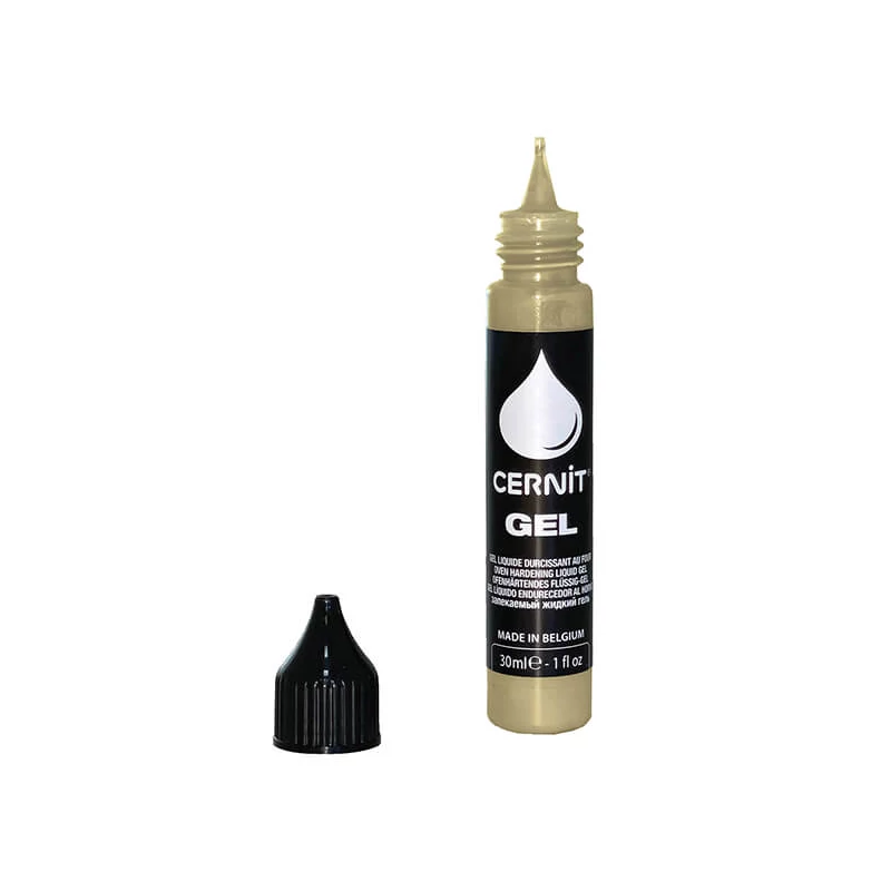 Gel Cernit, plastilină lichidă, 30 ml - auriu