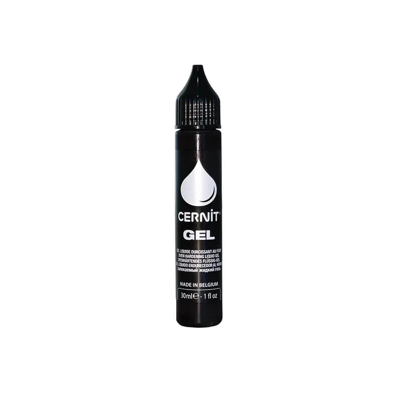Gel Cernit, Plastilină lichidă lichida, 30 ml - negru