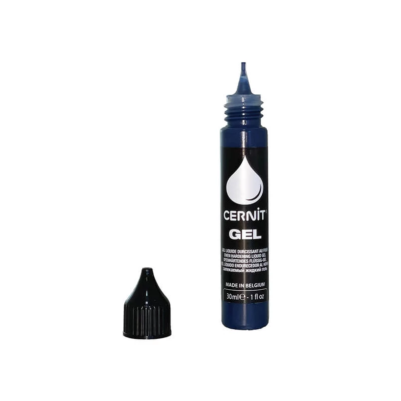 Gel Cernit, Plastilină lichidă lichida, 30 ml - albastru