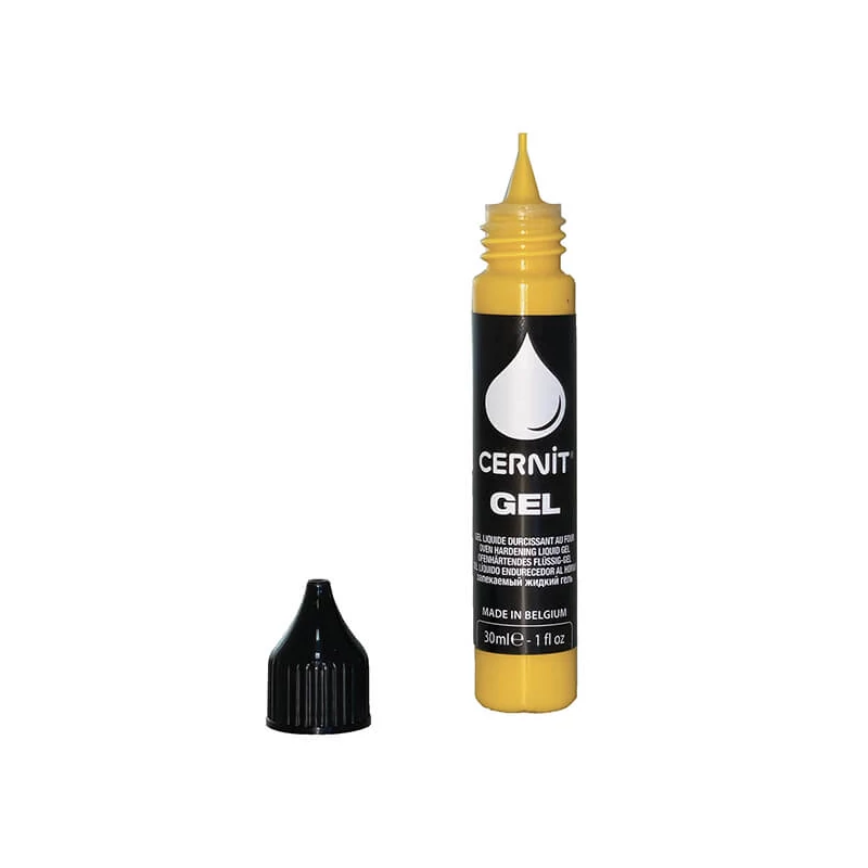 Gel Cernit, Plastilină lichidă lichida, 30 ml - galben