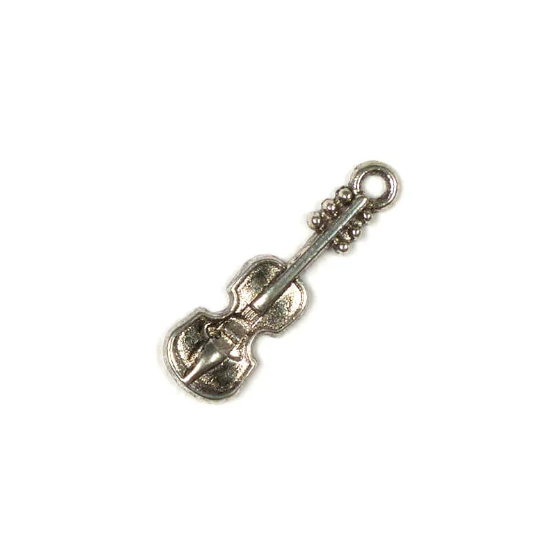 Charm, ornament metalic, 4 buc - vioara