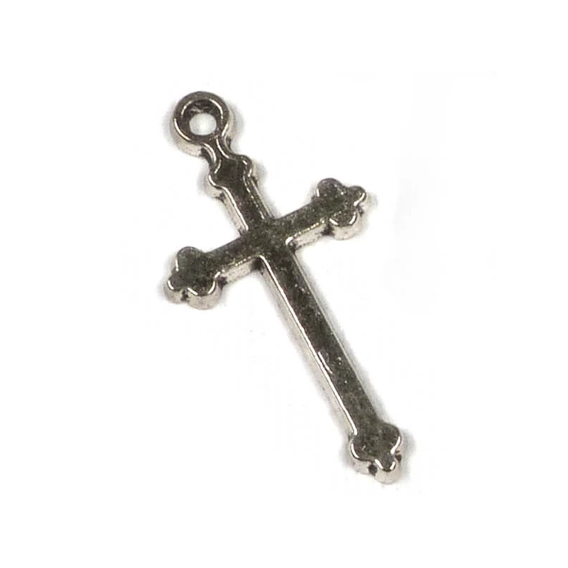 Charm, ornament metalic, 4 buc - cruce
