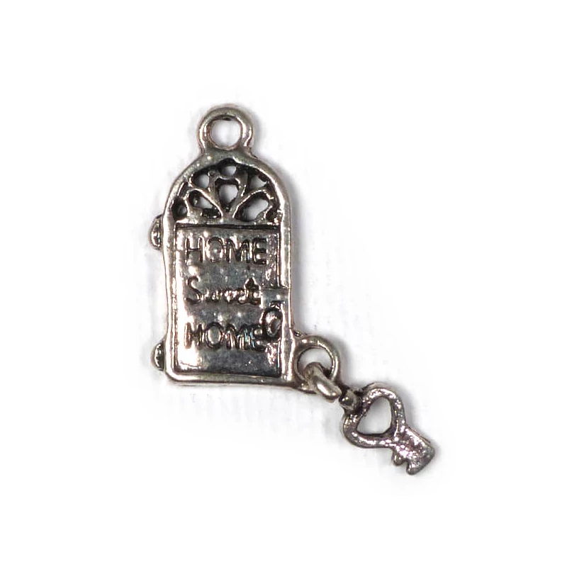 Charm, ornament metalic, 3 buc - sweet home, 3D