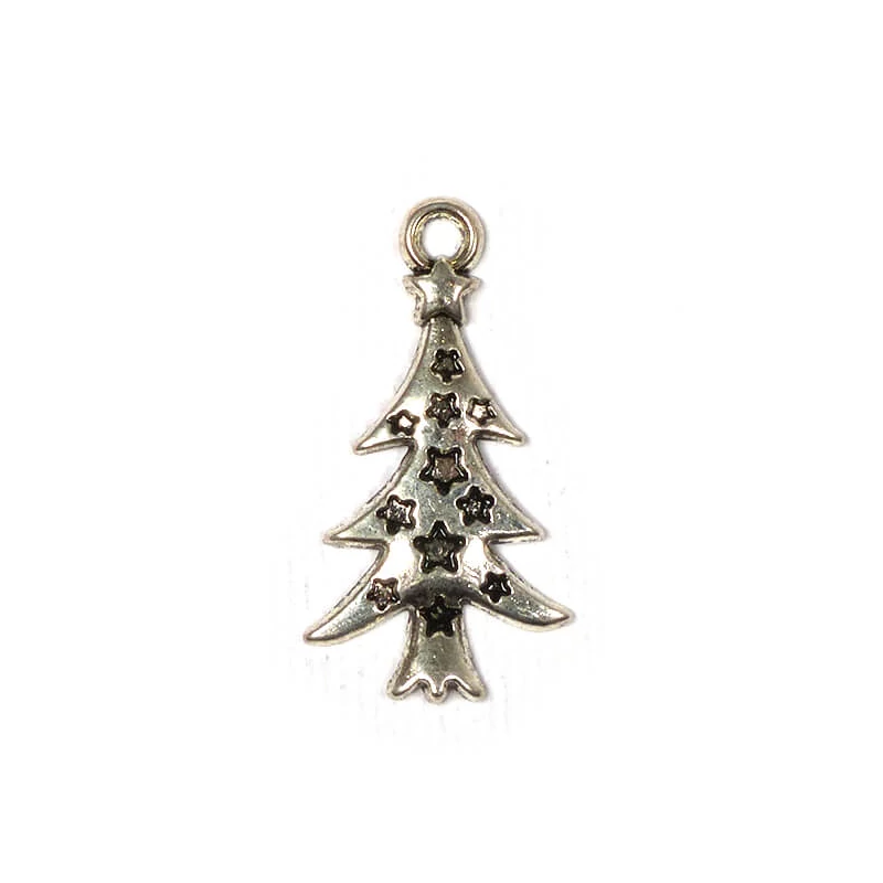 Ornament metalic Charm, 3 buc - brad