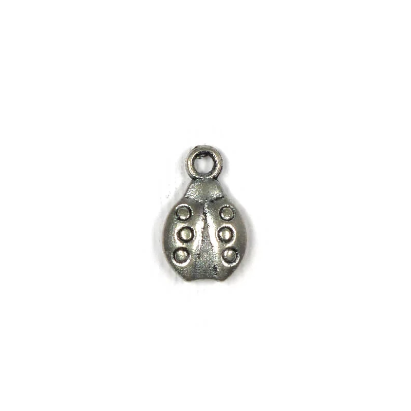 Ornament metalic Charm, 3 buc - buburuza, 3D