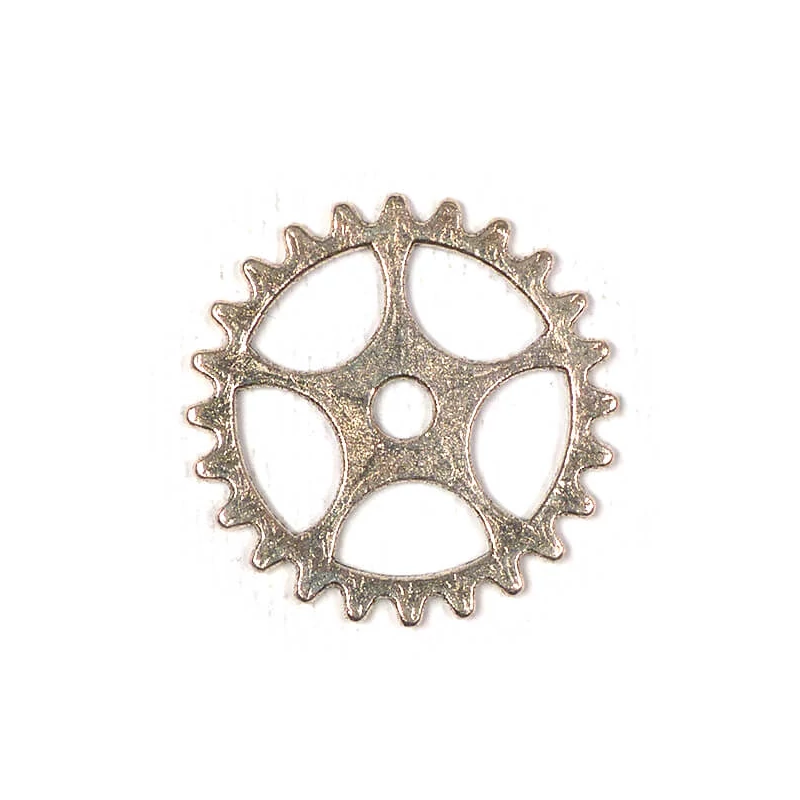 Charm, ornament metalic, 3 buc - unelte, 5 dinte, 3D