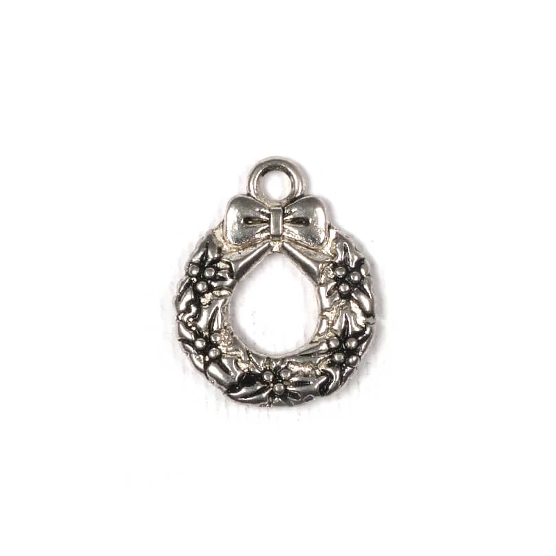 Charm, ornament metalic, 3 buc - coroana, 3D