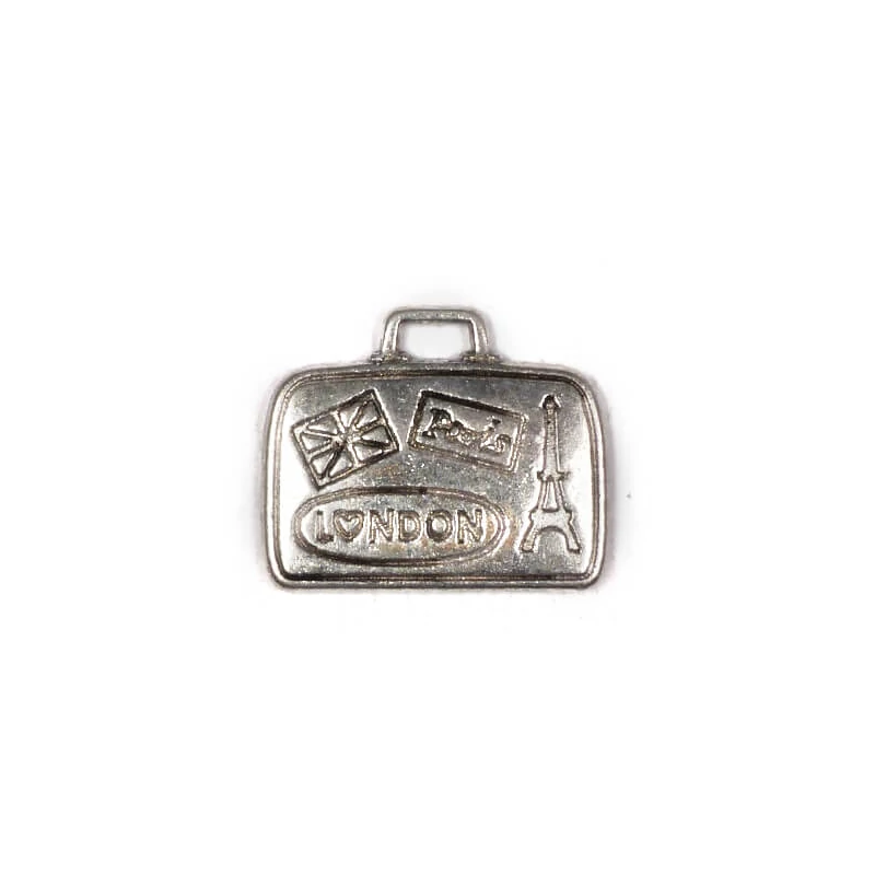 Ornament metalic Charm, 3 buc - Paris, Londra, 3D