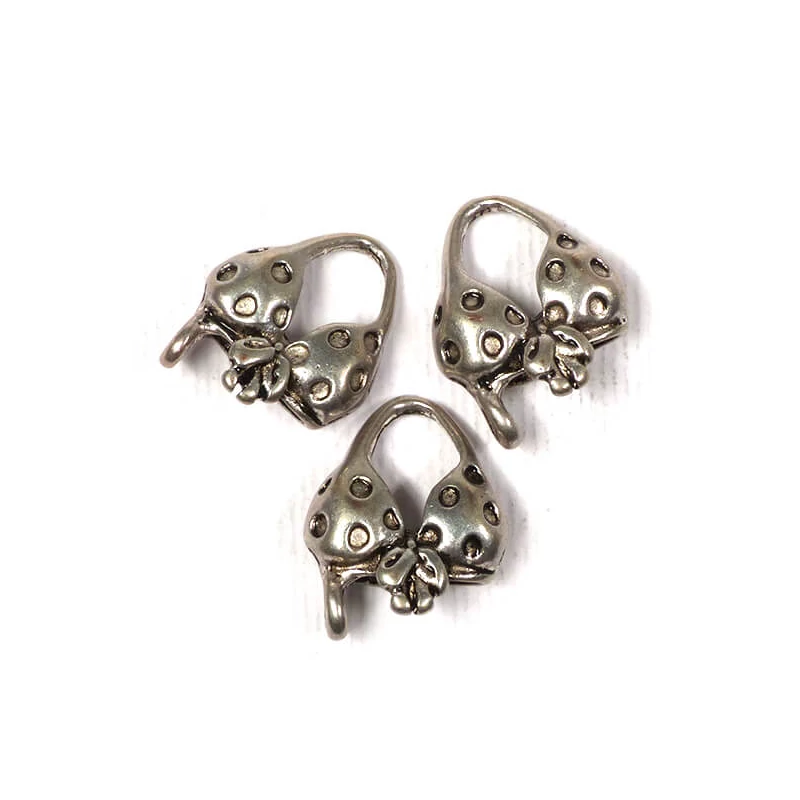 Charm, ornament metalic, 3 buc - top bikini, 3D