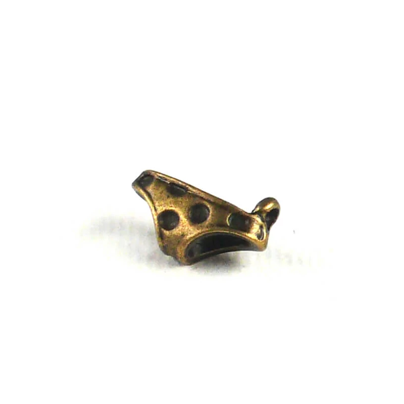 Ornament metalic Charm, 2 buc - fund de bikini, 3D, antic