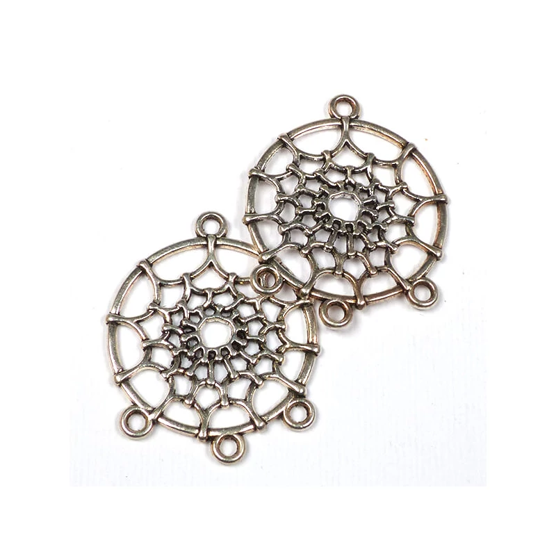 Charm, ornament metalic, 2 buc - prinzătoare de vise