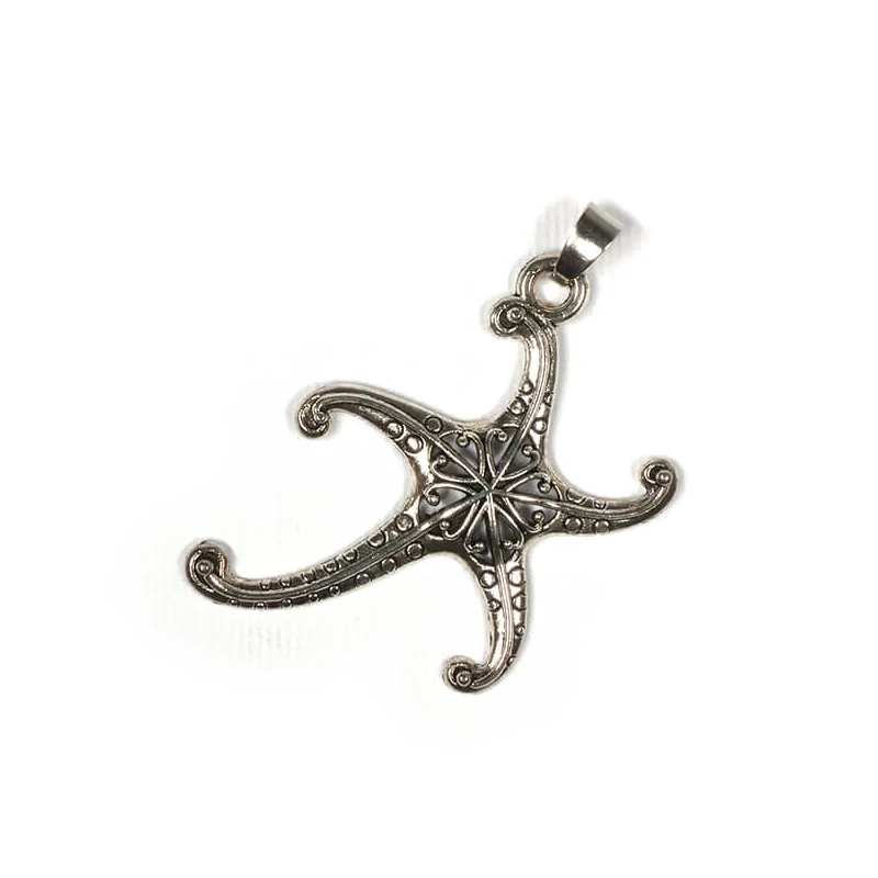 Charm, Ornament metalic 1 buc - stea de mare 