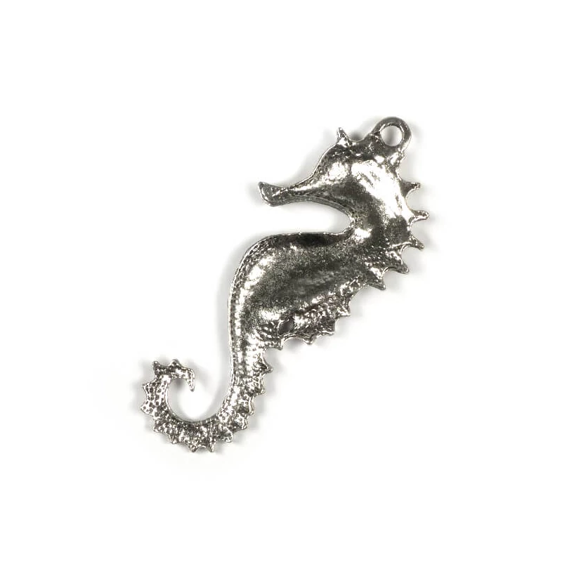 Charm, ornament metalic, 1 buc - cal de mare