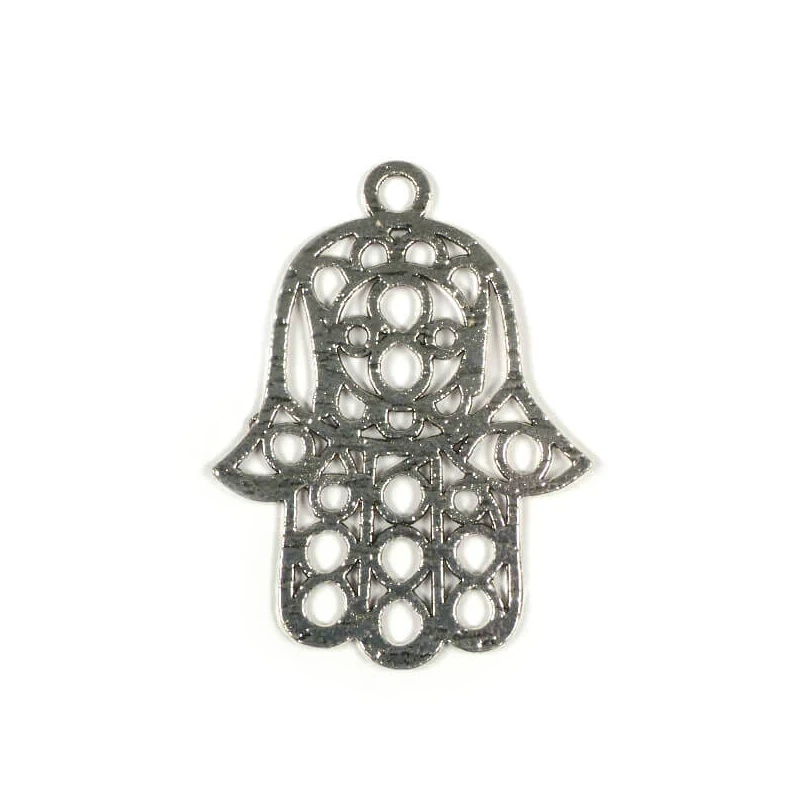 Charm, ornament metalic, 1 buc - Mâna lui Fatima