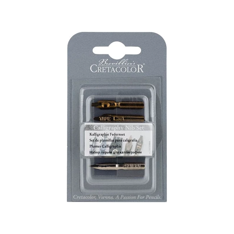 Set penne caligrafice Cretacolor, 5 buc