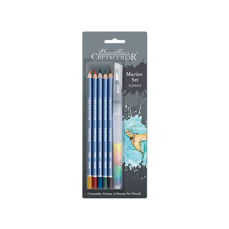 Set desen acuarelă Cretacolor Marino, 6 buc