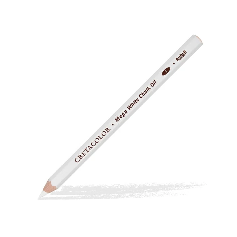 Creion Cretacolor Mega - pastel alb, uleios