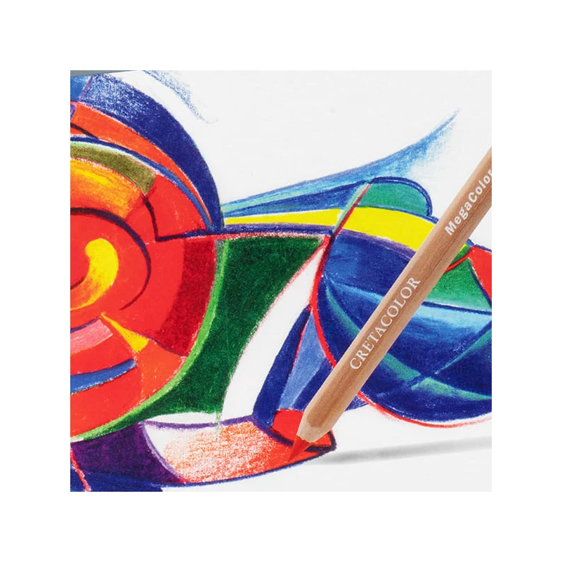 Cretacolor Pencil Wrap Set, set de desen în suport de pânză rulabil - MegaColor, 28 buc