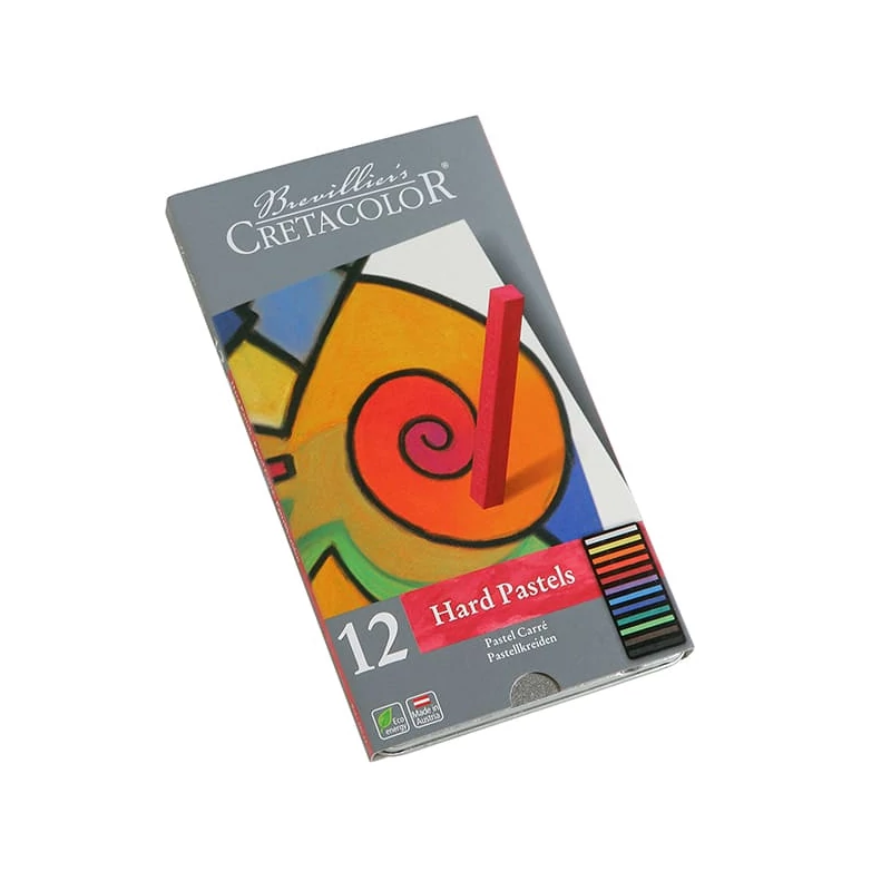 Set crete pastel Cretacolor - 12 buc, cutie metalică