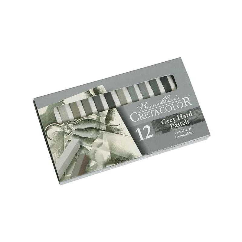 Cretacolor Pittkréta készlet, szürke, 12 db
