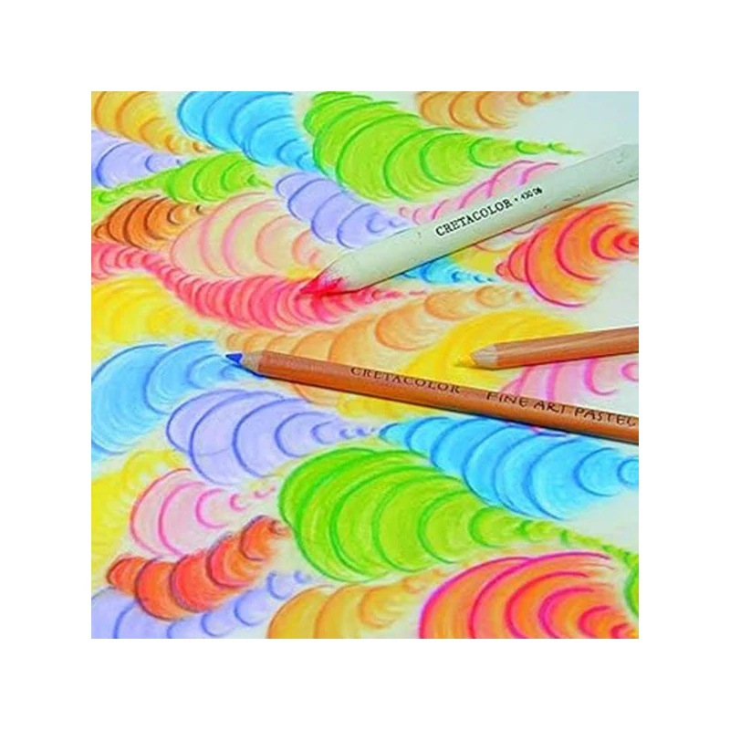 Cretacolor Pencil Wrap Set, set de desen în suport de pânză rulabil - Pastel Pencils, 29 buc
