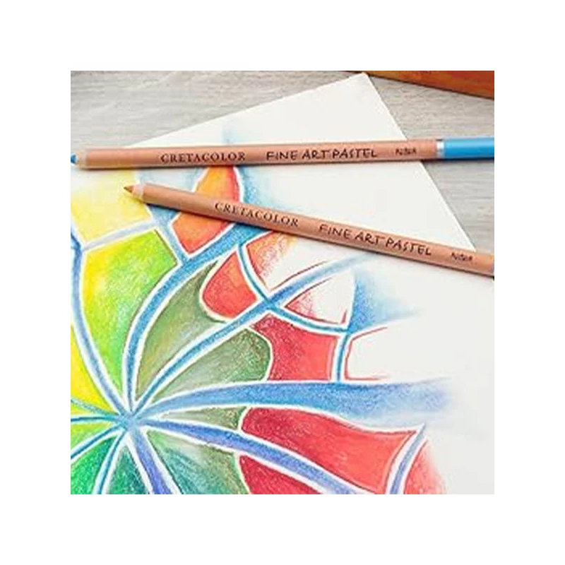 Cretacolor Pencil Wrap Set, set de desen în suport de pânză rulabil - Pastel Pencils, 29 buc