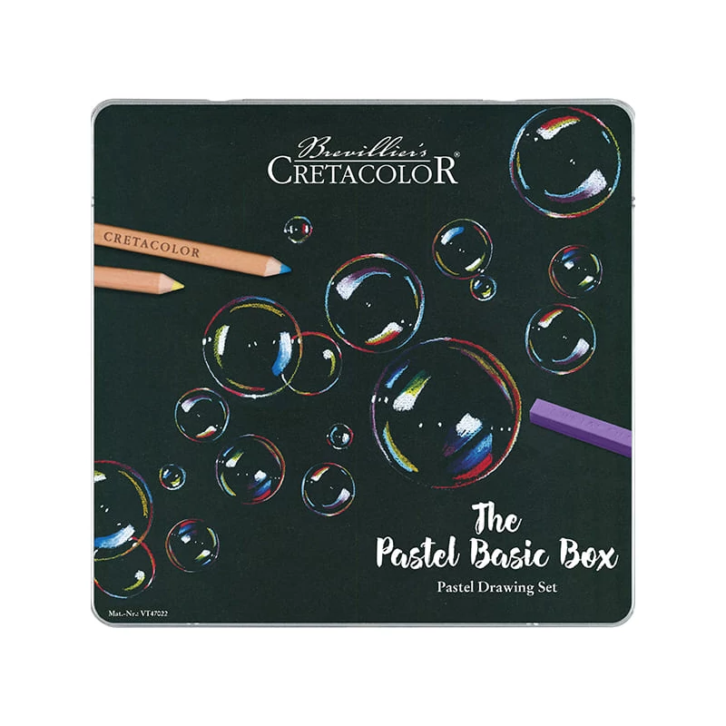Set desen pastel Cretacolor The Pastel Basic Box, 27 buc. , cutie metalica