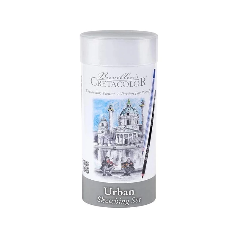 Cretacolor Urban Sketching Set Set de desen și schițe, 22 buc