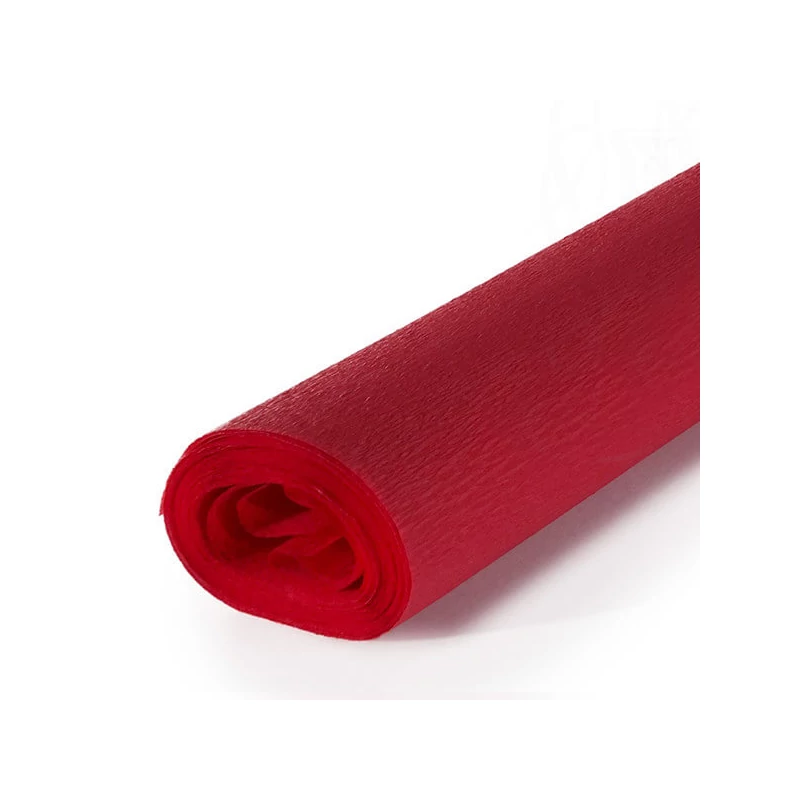 Hârtie creponată, Educational, 40 g, 50x250 cm - 312 bright red