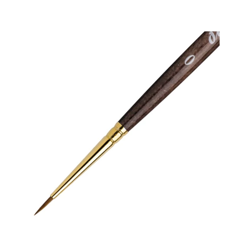 Da Vinci Harbin-Kolinksy 1526Y pensulă rotundă, din păr de jder roșcat - 0