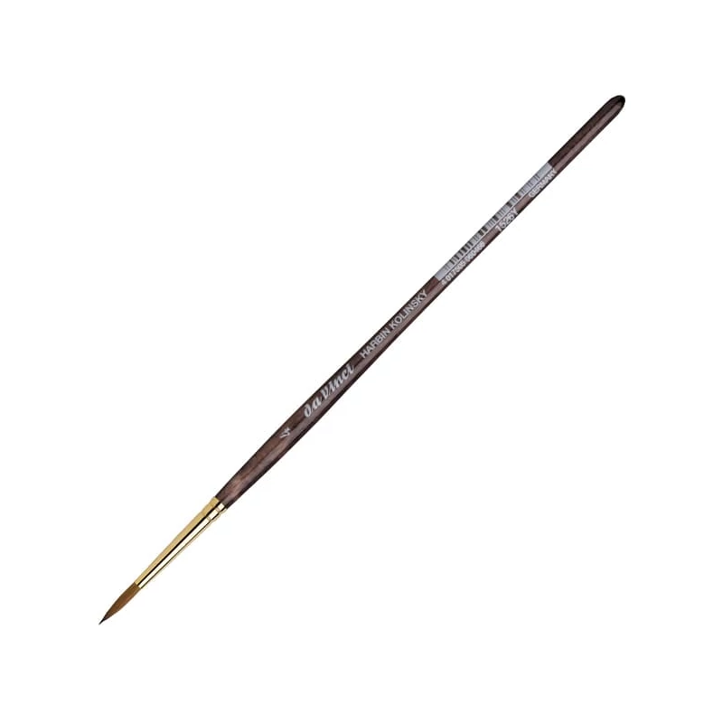 Da Vinci Harbin-Kolinksy 1526Y pensulă rotundă, din păr de jder roșcat - 4