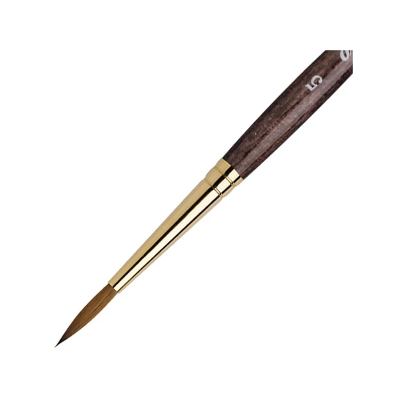 Da Vinci Harbin-Kolinksy 1526Y pensulă rotundă, din păr de jder roșcat - 5