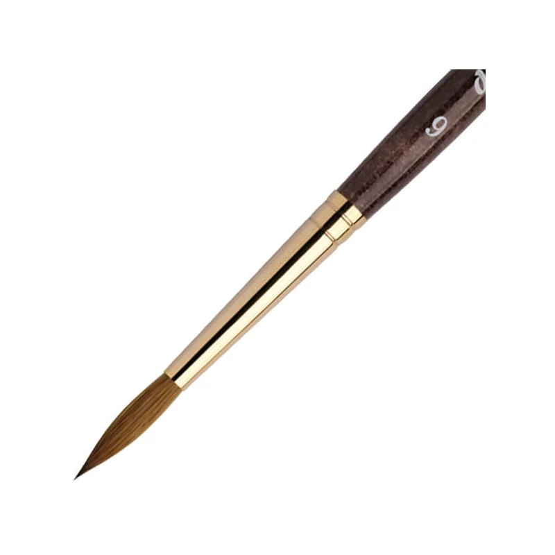 Da Vinci Harbin-Kolinksy 1526Y pensulă rotundă, din păr de jder roșcat - 6