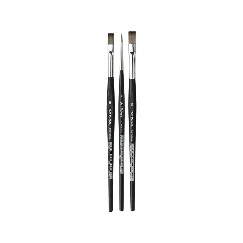 Da Vinci 5219 Set de pensule pentru pictură pe față, sintetice, mixte, 3 bucăți