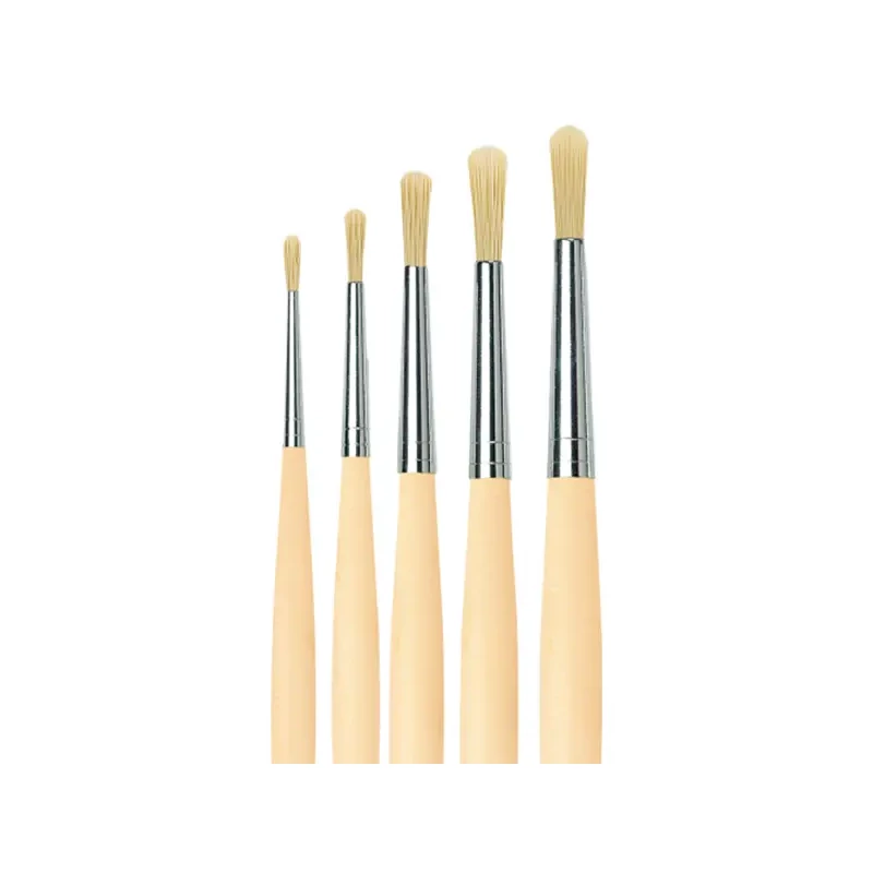 Da Vinci 5295 set de perii, sintetice, rotunde, 5 buc