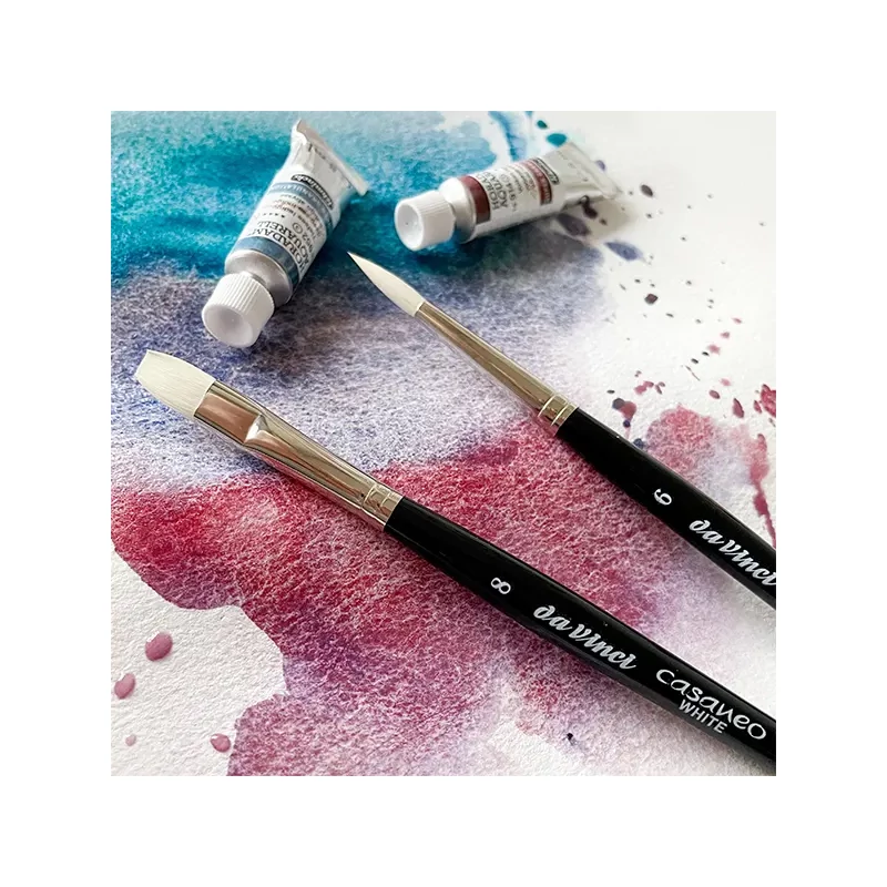 Da Vinci Casaneo White for Schmincke Horadam Aquarell Supergranulation ecsetkészlet,, szintetikus, vegyes, 2 db