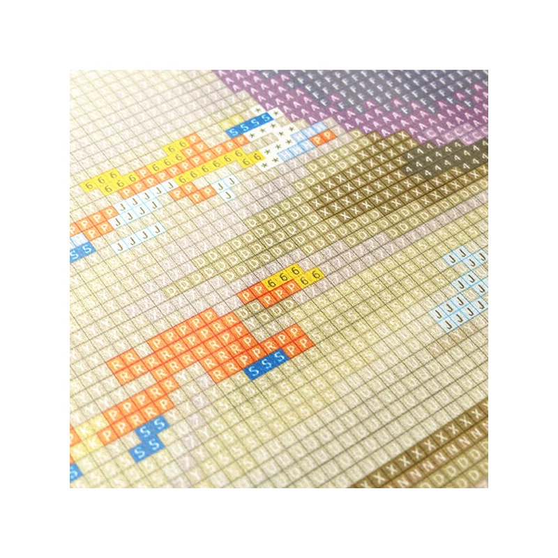 Pictură cu diamante , pe pânză întinsă, 40x50 cm - Într-o îmbrățișare sigură Solomiya Kovalchuk