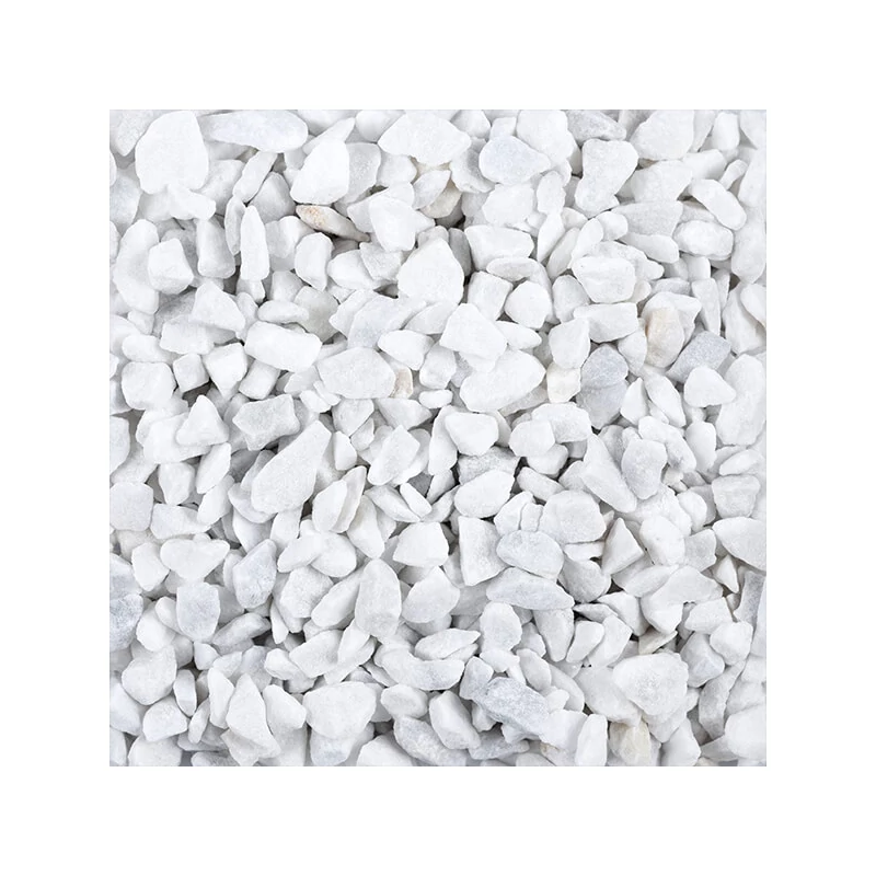Pietricele decor, 5-8 mm, 500 g - alb