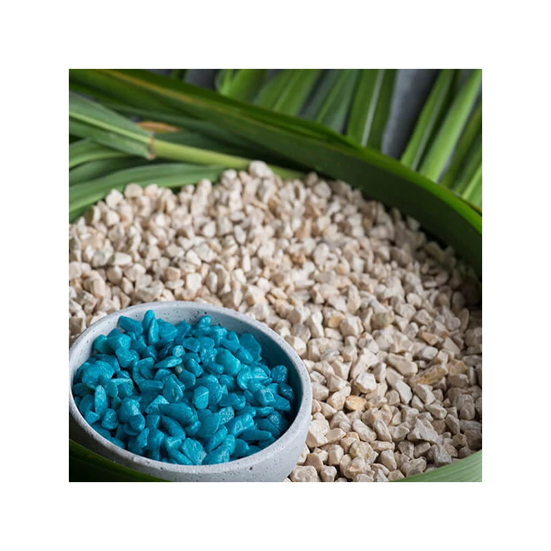 Pietricele decor, 5-8 mm, 500 g - alb