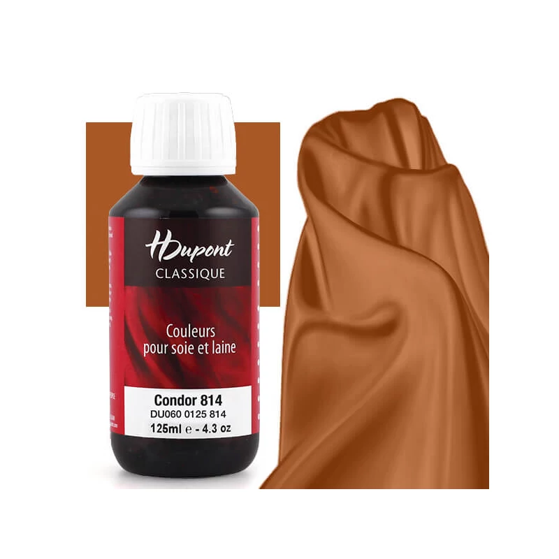 H Dupont Classique vopsea de mătase, fixare cu abur   125 ml - 814 condor, condor