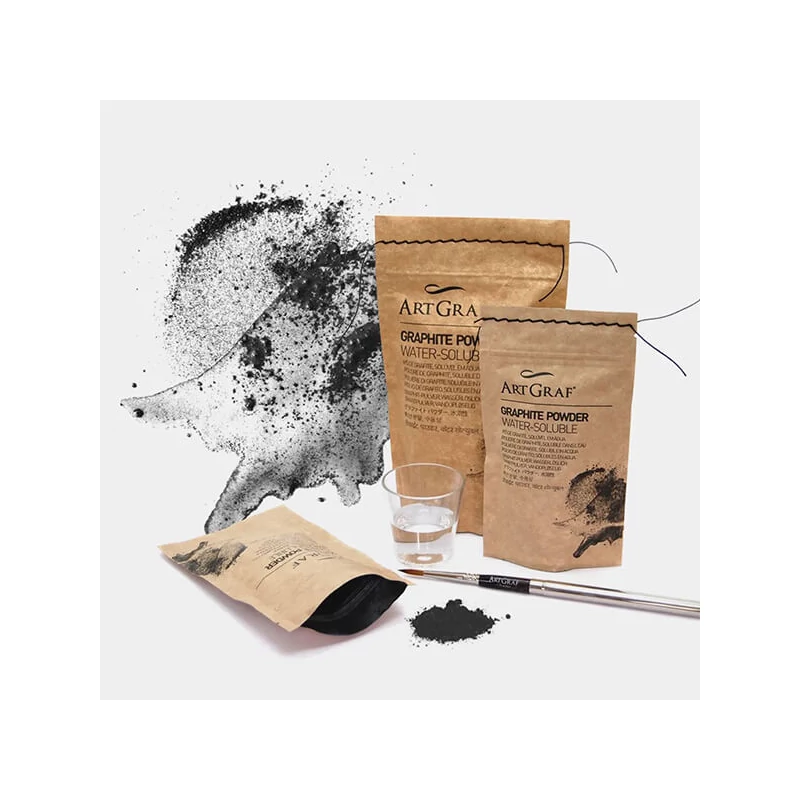 Pulbere de grafit  pentru acuarelă ArtGraf - 100 g