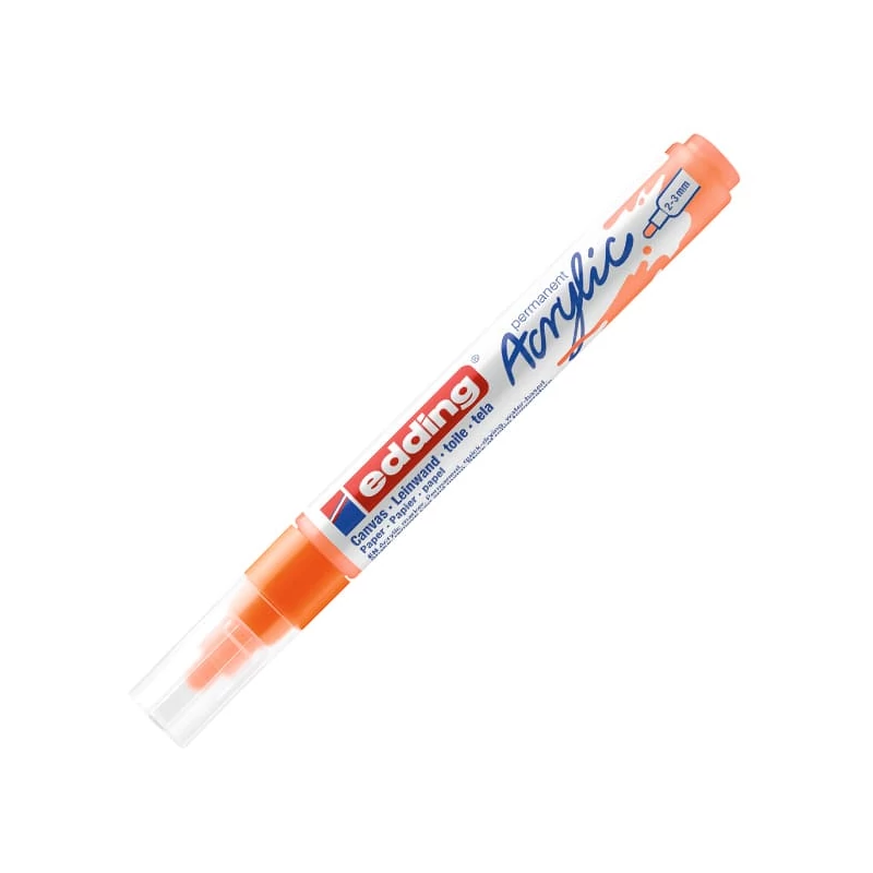 edding 5100 marker acrilic , M (2-3 mm) - 066, neon orange