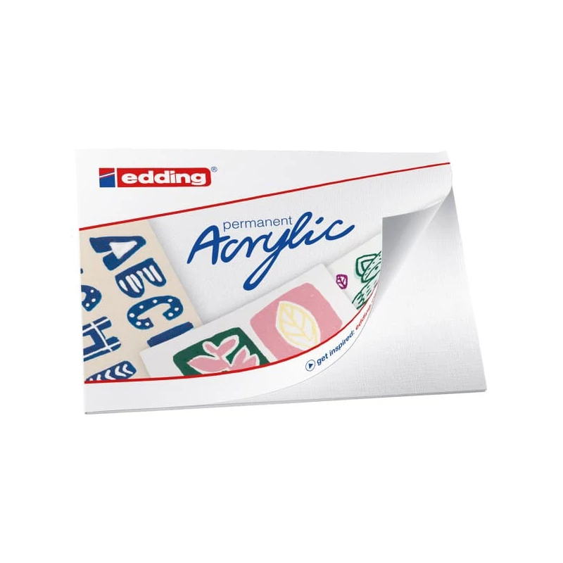 edding marker acrilic  în set - 8 buc, Nordic  set starter