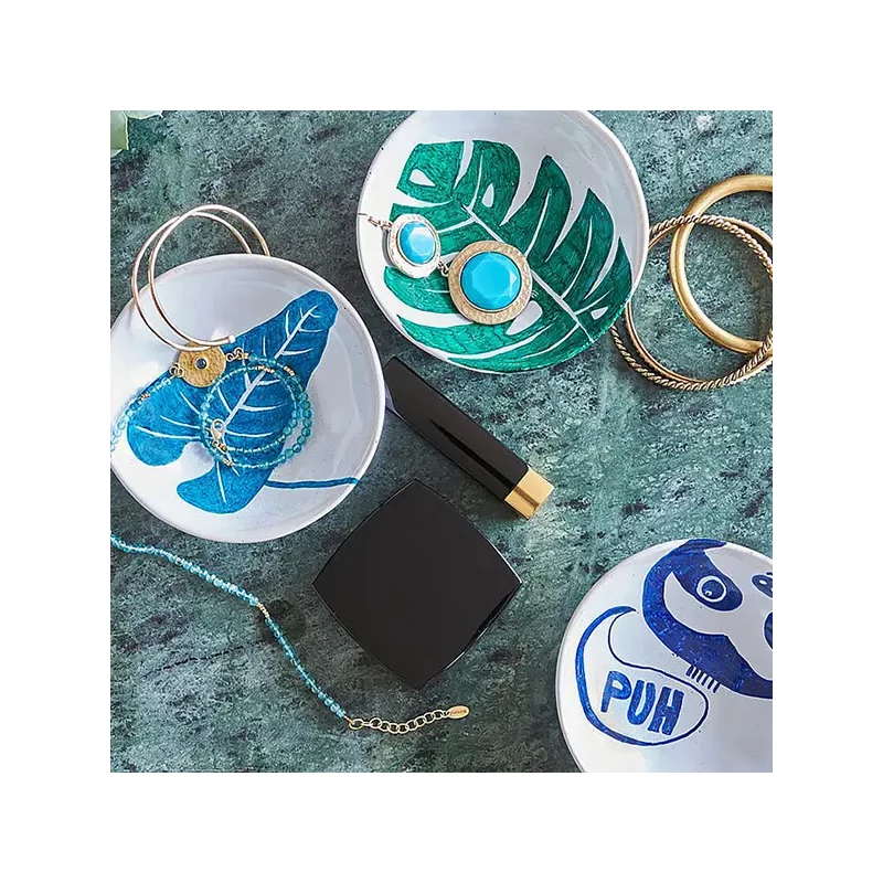 Set markere tip pensulă pentru porțelan - Cool Color
